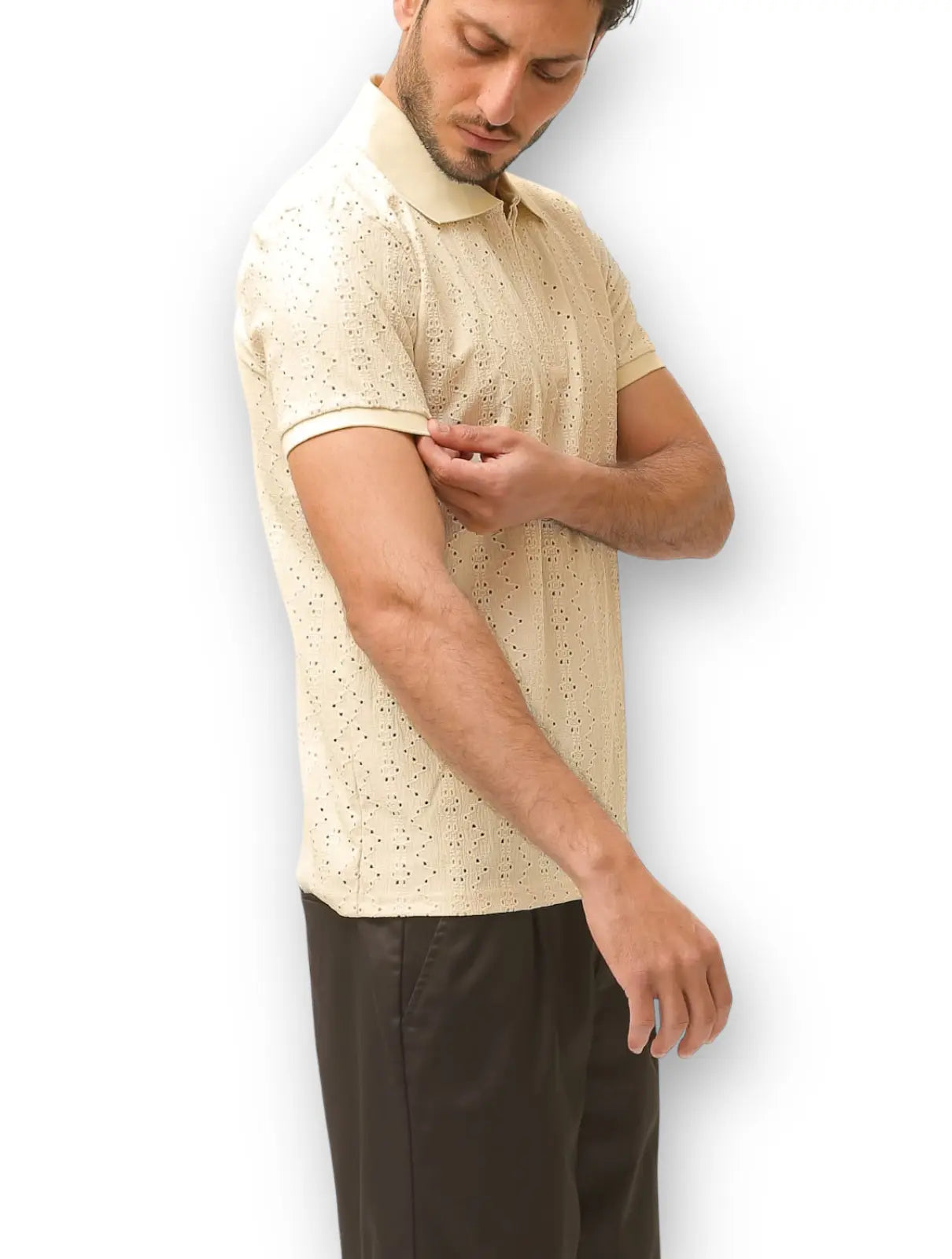 AERO-KNIT EMBROIDERED POLO