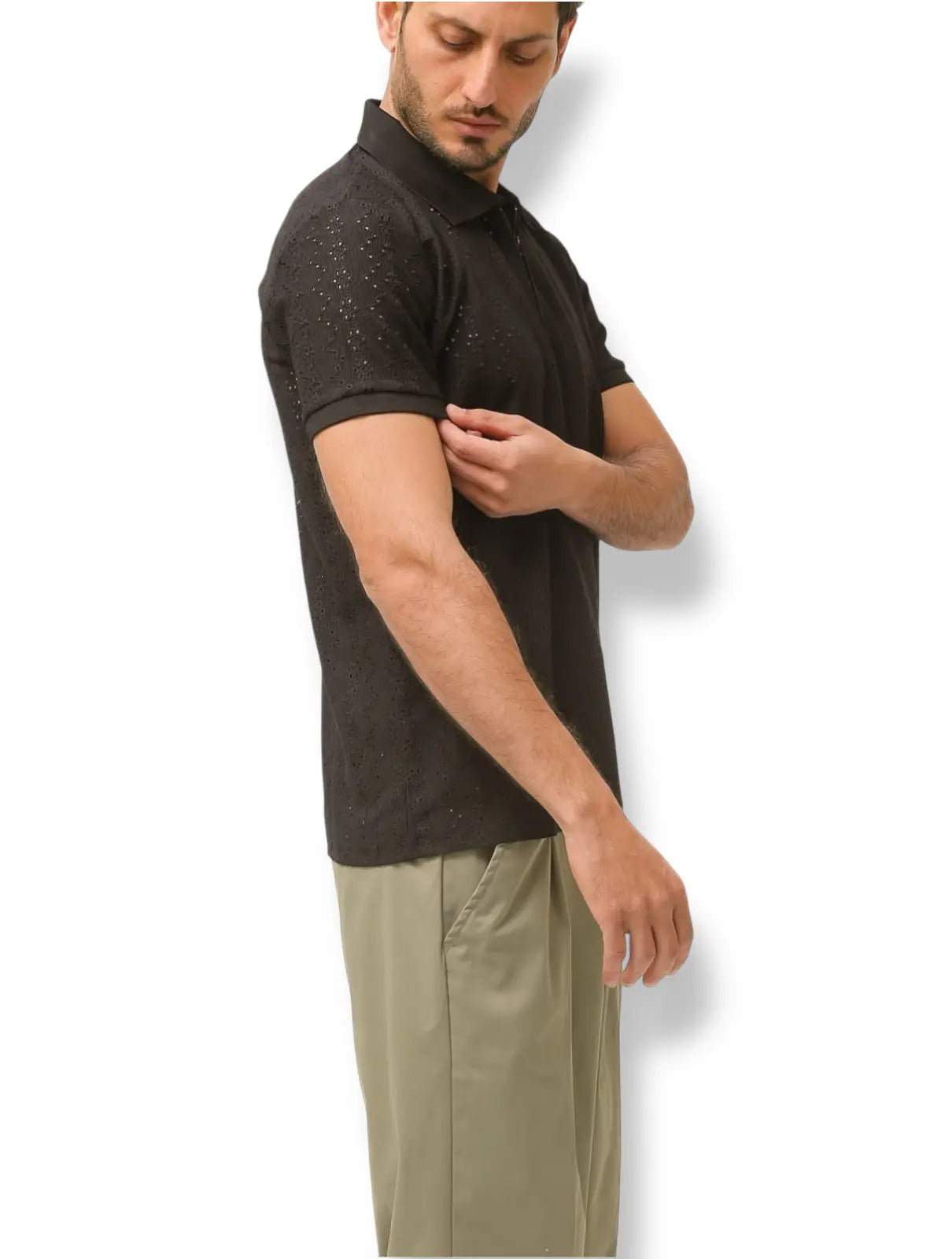 AERO-KNIT EMBROIDERED POLO