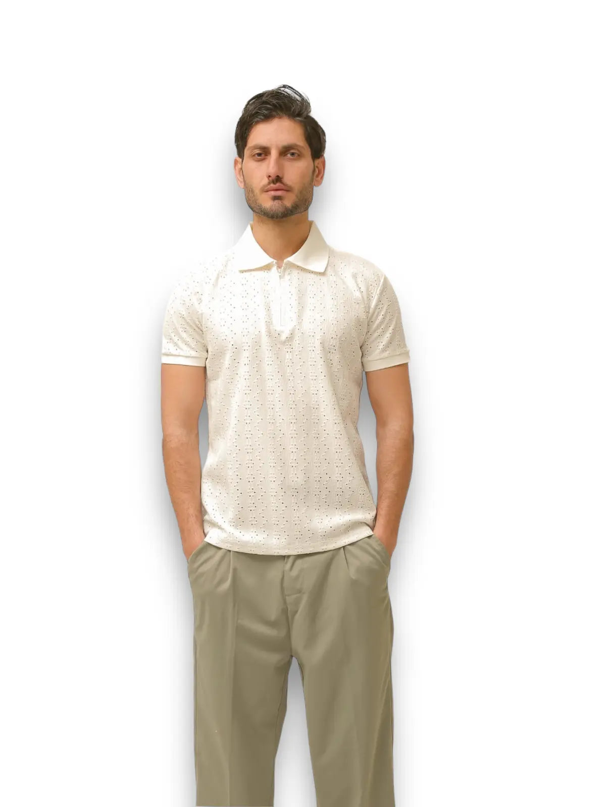AERO-KNIT EMBROIDERED POLO