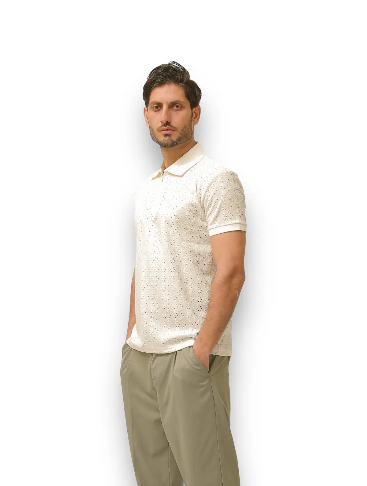 AERO-KNIT EMBROIDERED POLO