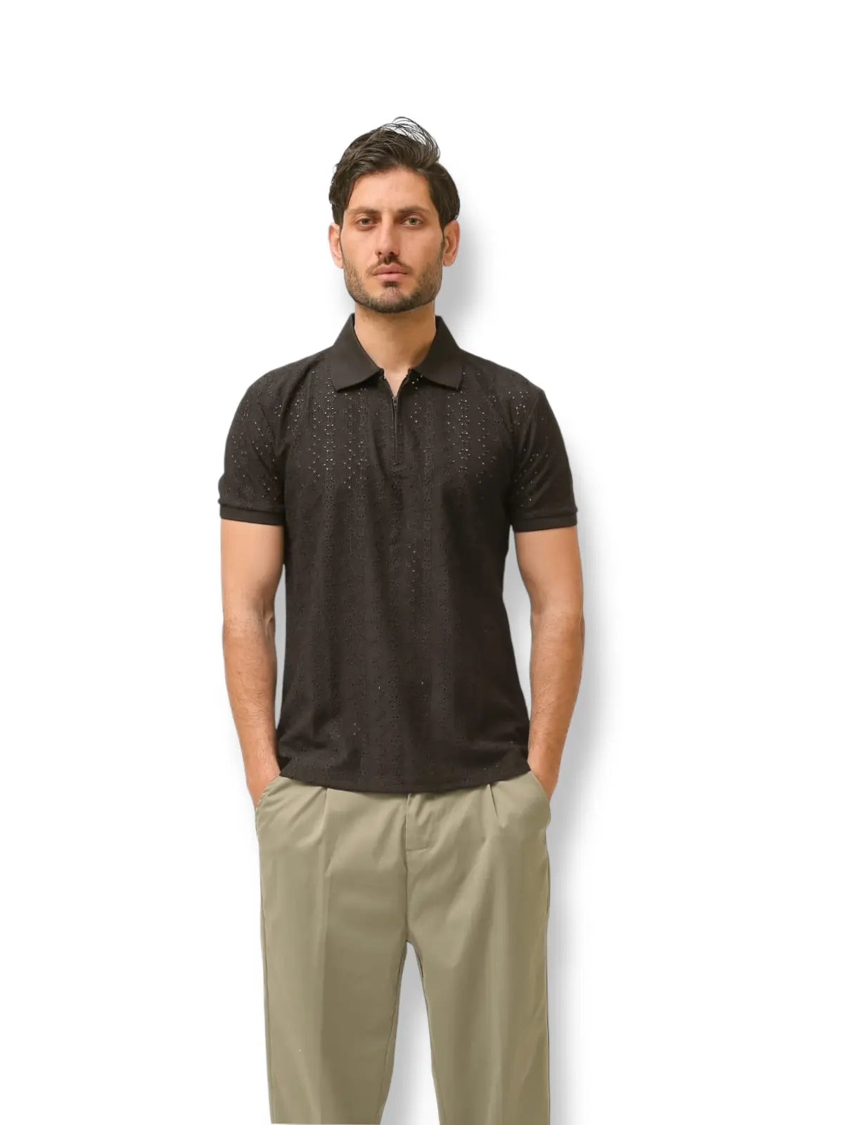 AERO-KNIT EMBROIDERED POLO