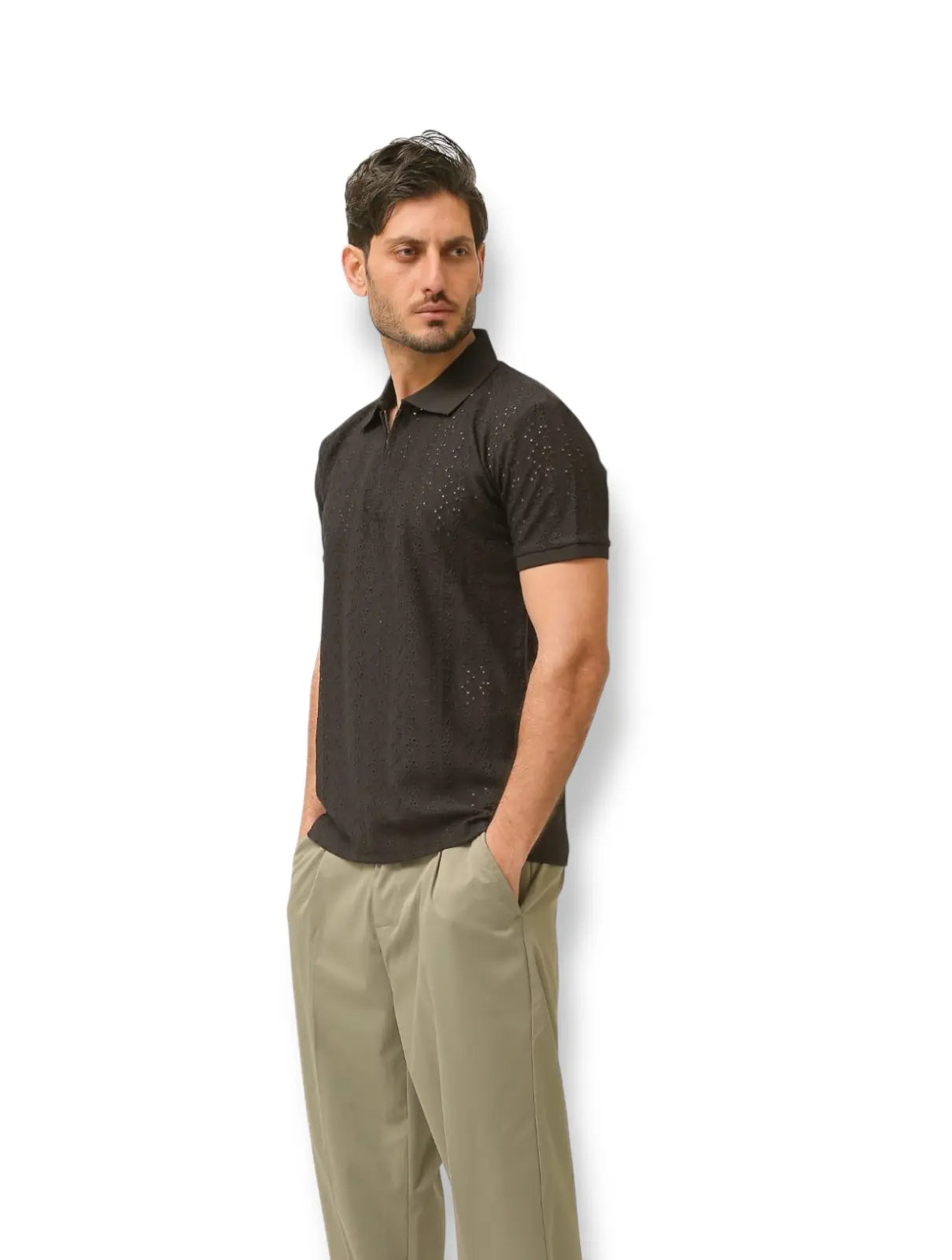 AERO-KNIT EMBROIDERED POLO