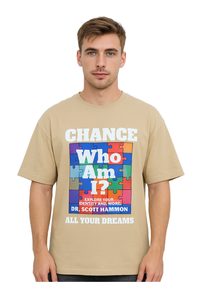 " WHO AM I " PUFF T-SHIRT