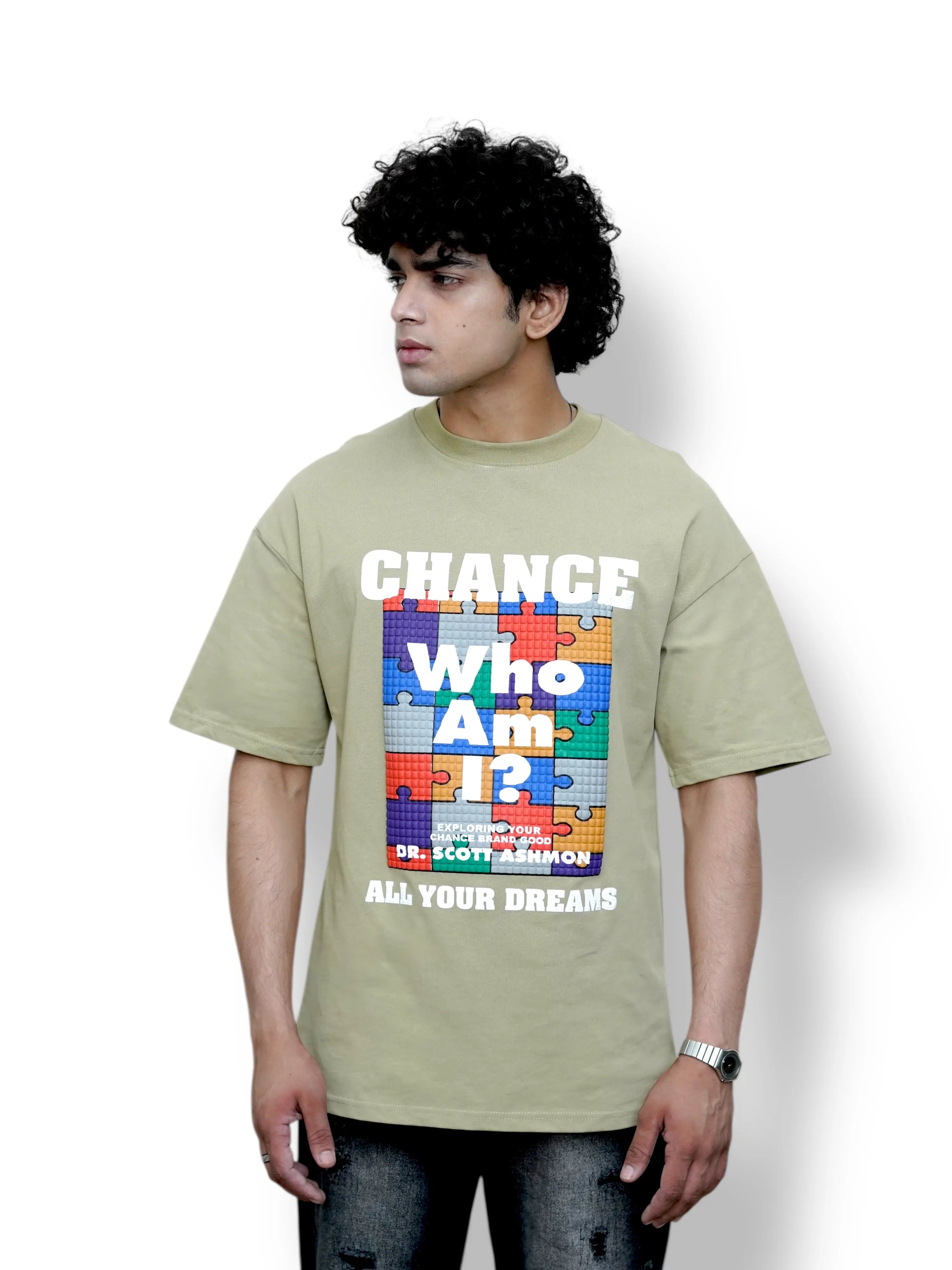 " WHO AM I " PUFF T-SHIRT