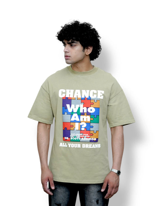 " WHO AM I " PUFF T-SHIRT