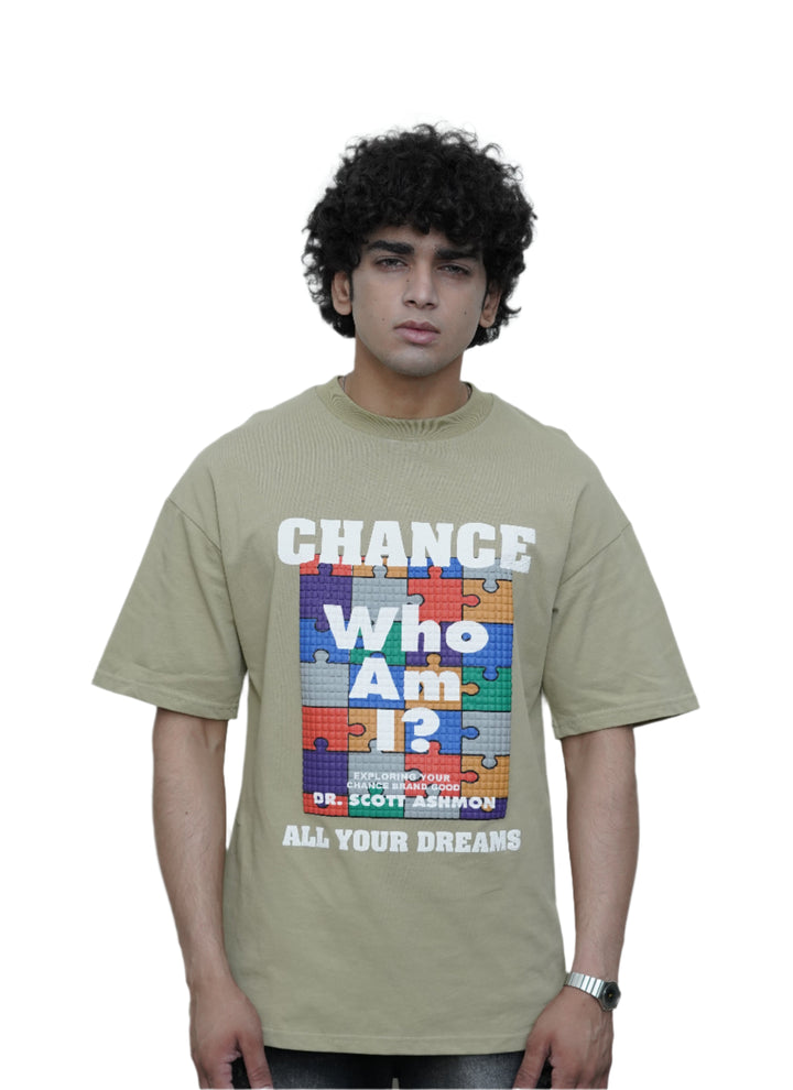 " WHO AM I " PUFF T-SHIRT