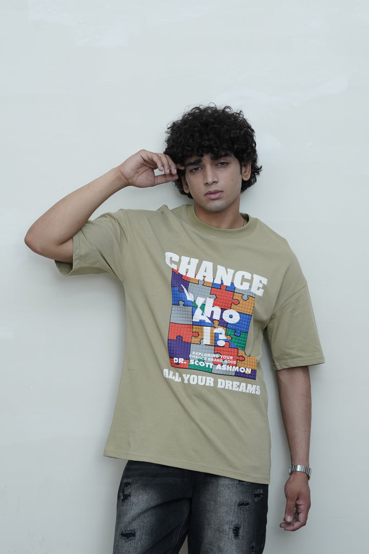 " WHO AM I " PUFF T-SHIRT