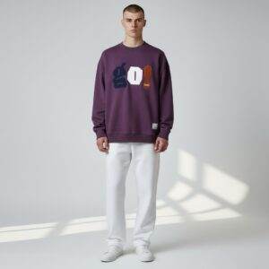 GO! Embroidered -Polar Fleece Sweatshirt