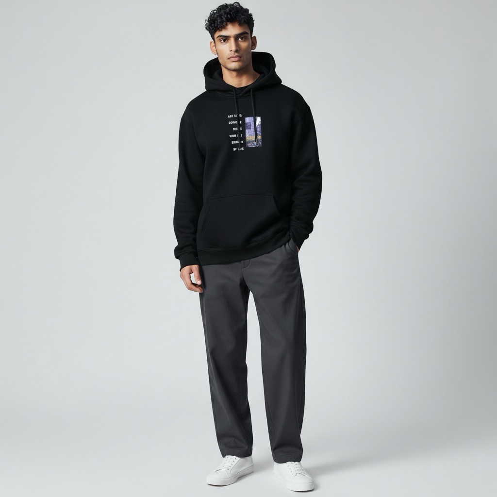 Vincent Van Gogh Art Hoodie ( Black ) - Image 3