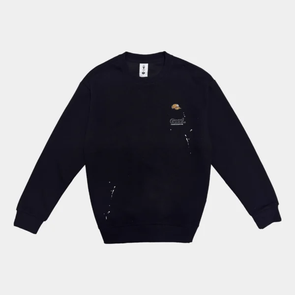Embroidered Crew Neck Sweatshirt