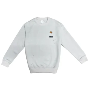 Embroidered Crew Neck Sweatshirt