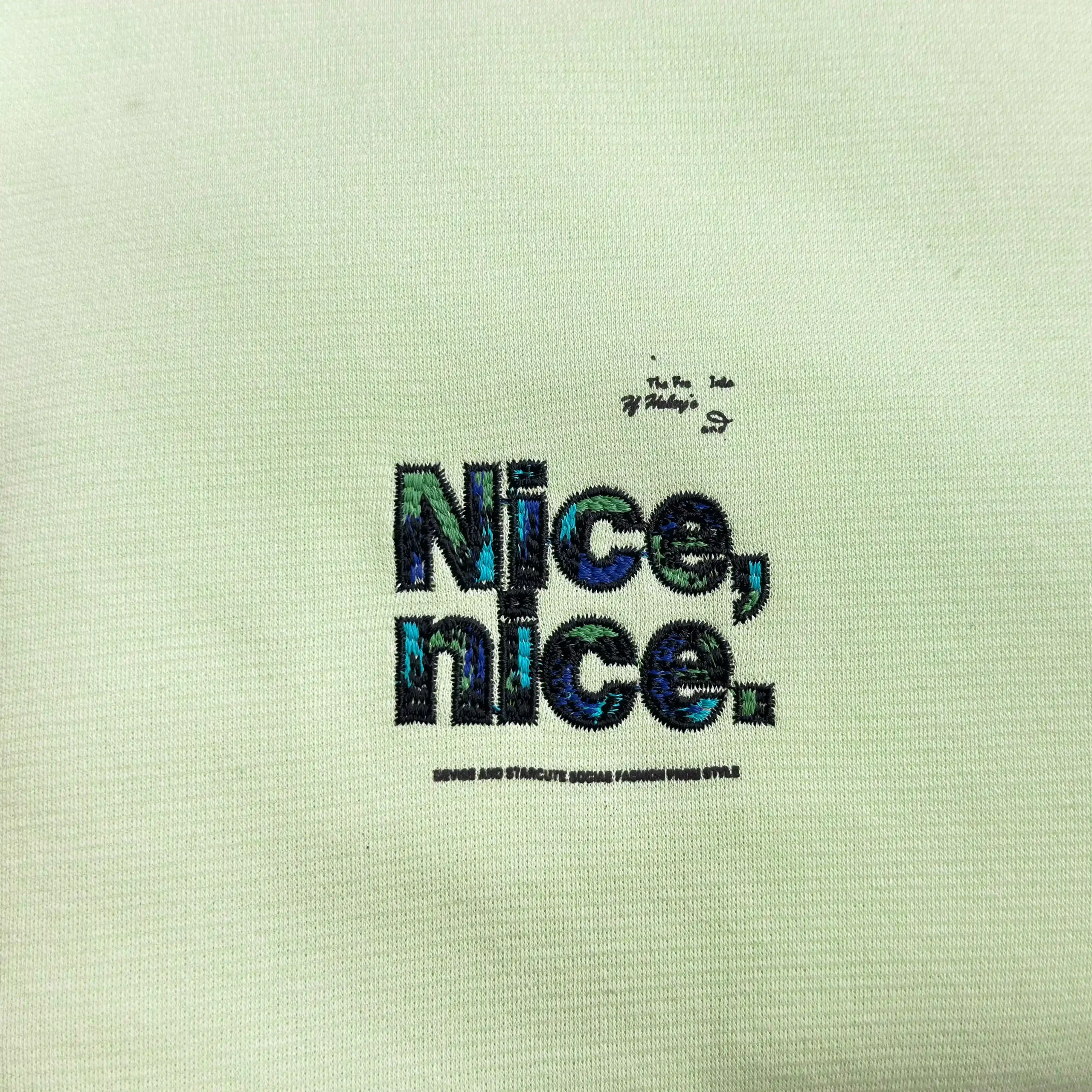 Nice Mint Crew Neck Sweatshirt - Image 2